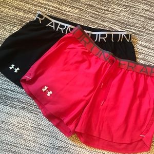 Under Armour athletic shorts (2 pairs)
